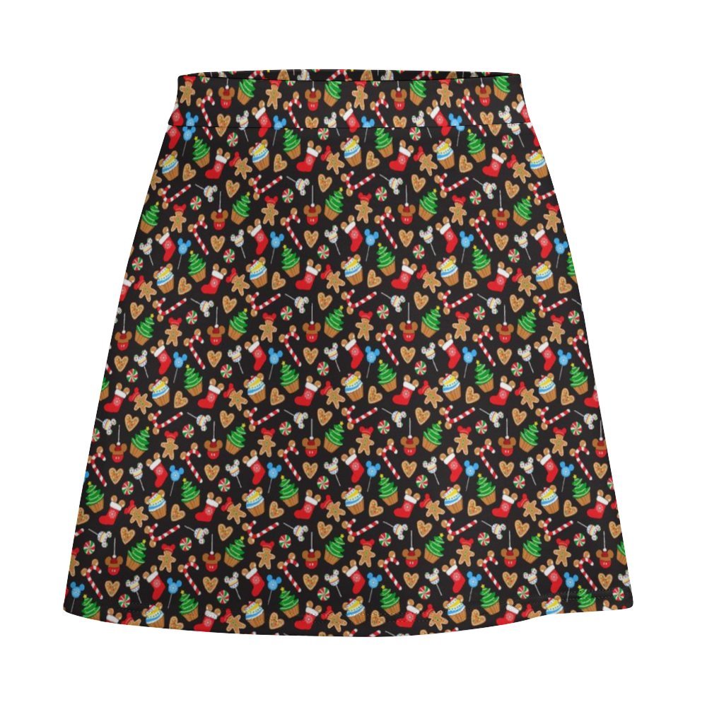 Christmas Snacks Short skirt