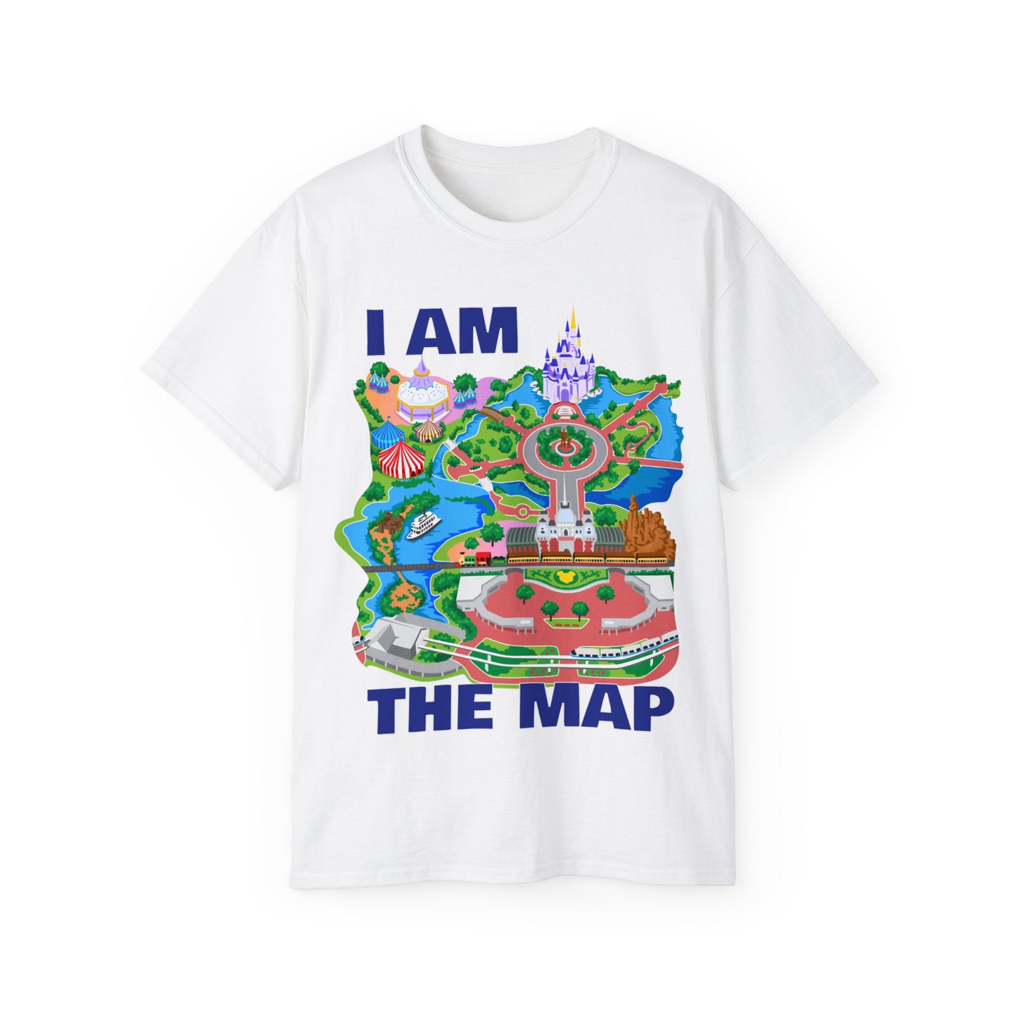 I Am The Map Unisex Graphic Tee