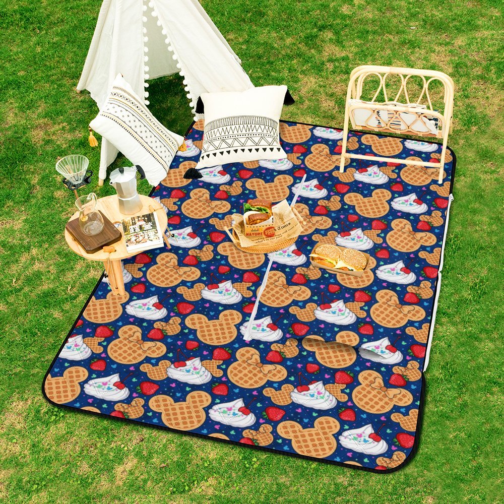 Waffles Zipper Picnic Mat