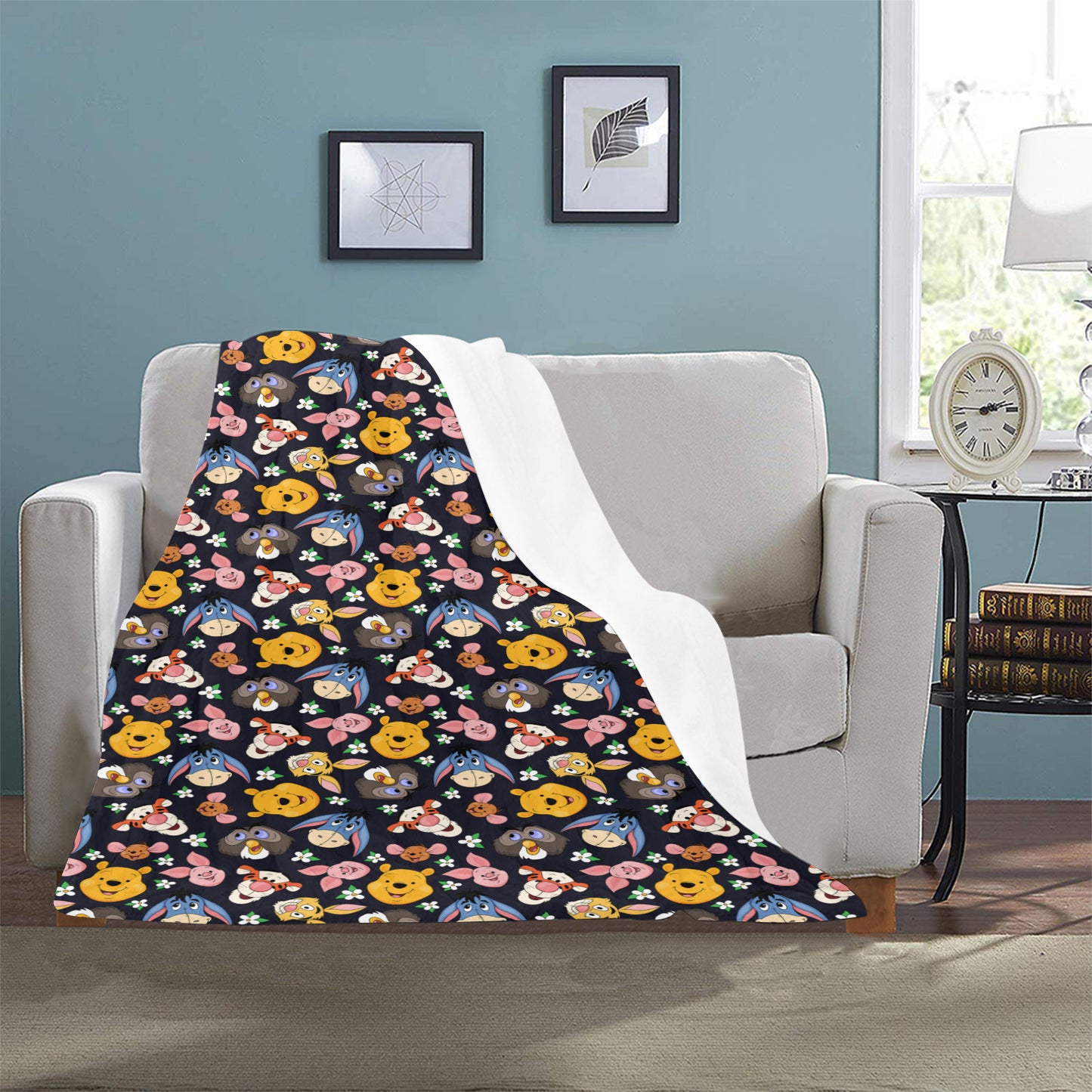 Hundred Acre Wood Friends Ultra-Soft Micro Fleece Blanket 32"x48"
