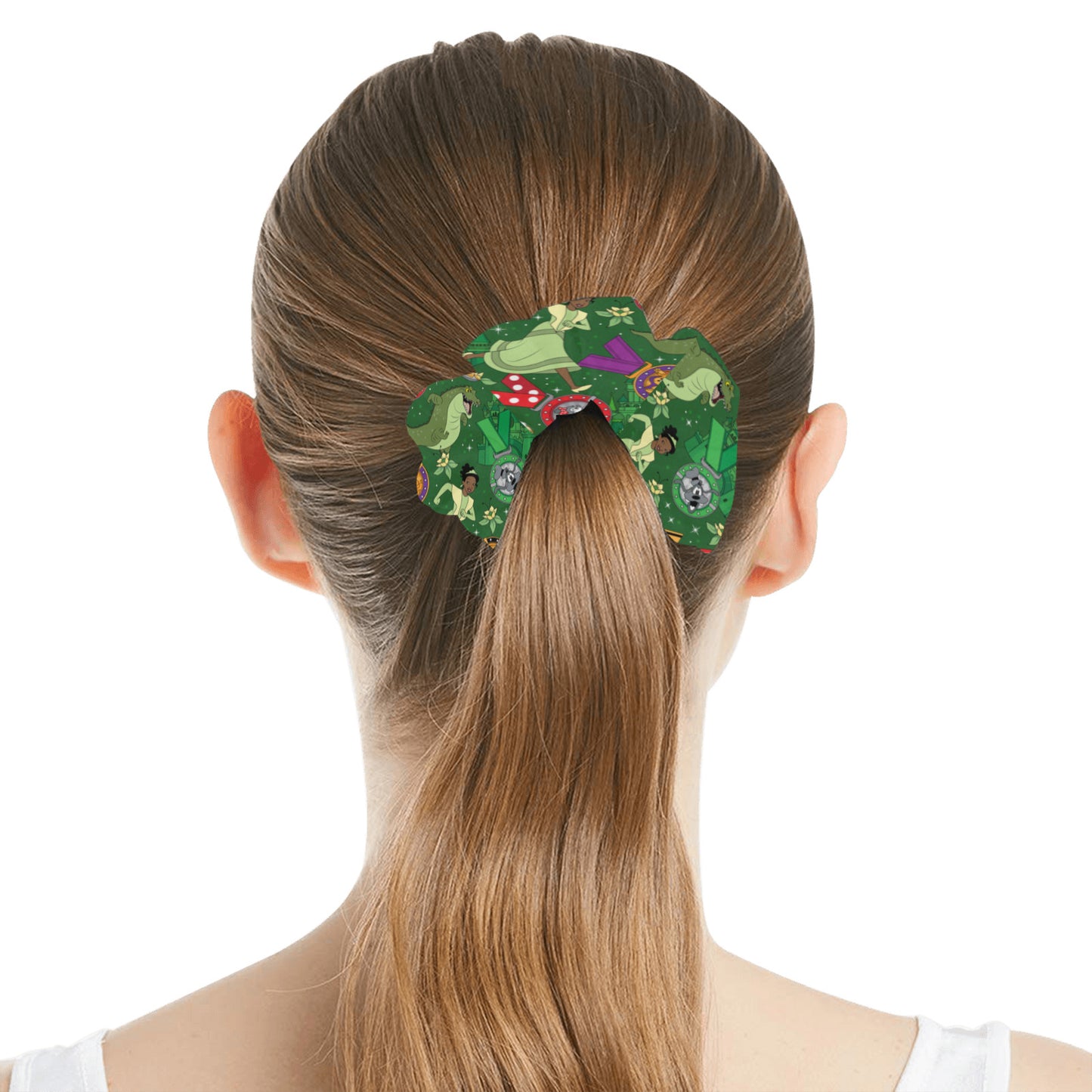 Tiana Wine And Dine Race Hair Scrunchie