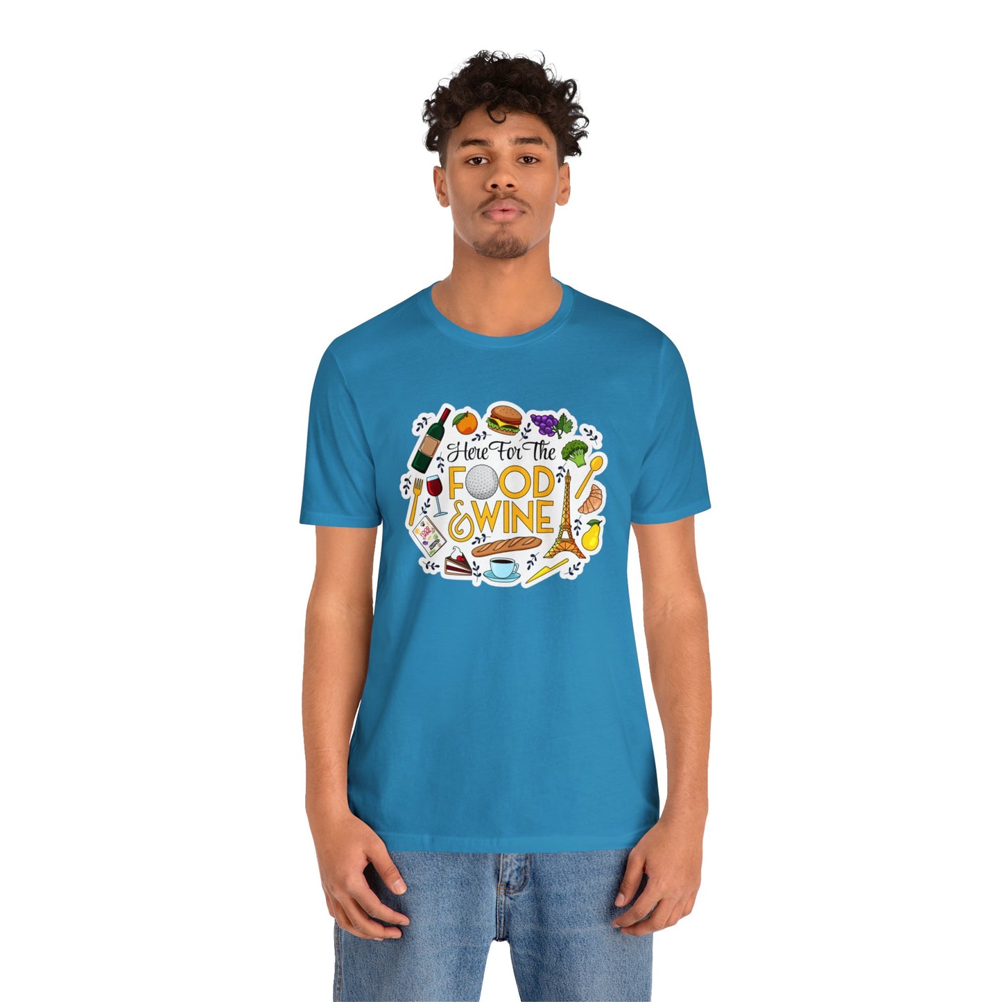 Food And Wine Unisex Gaphic Tee