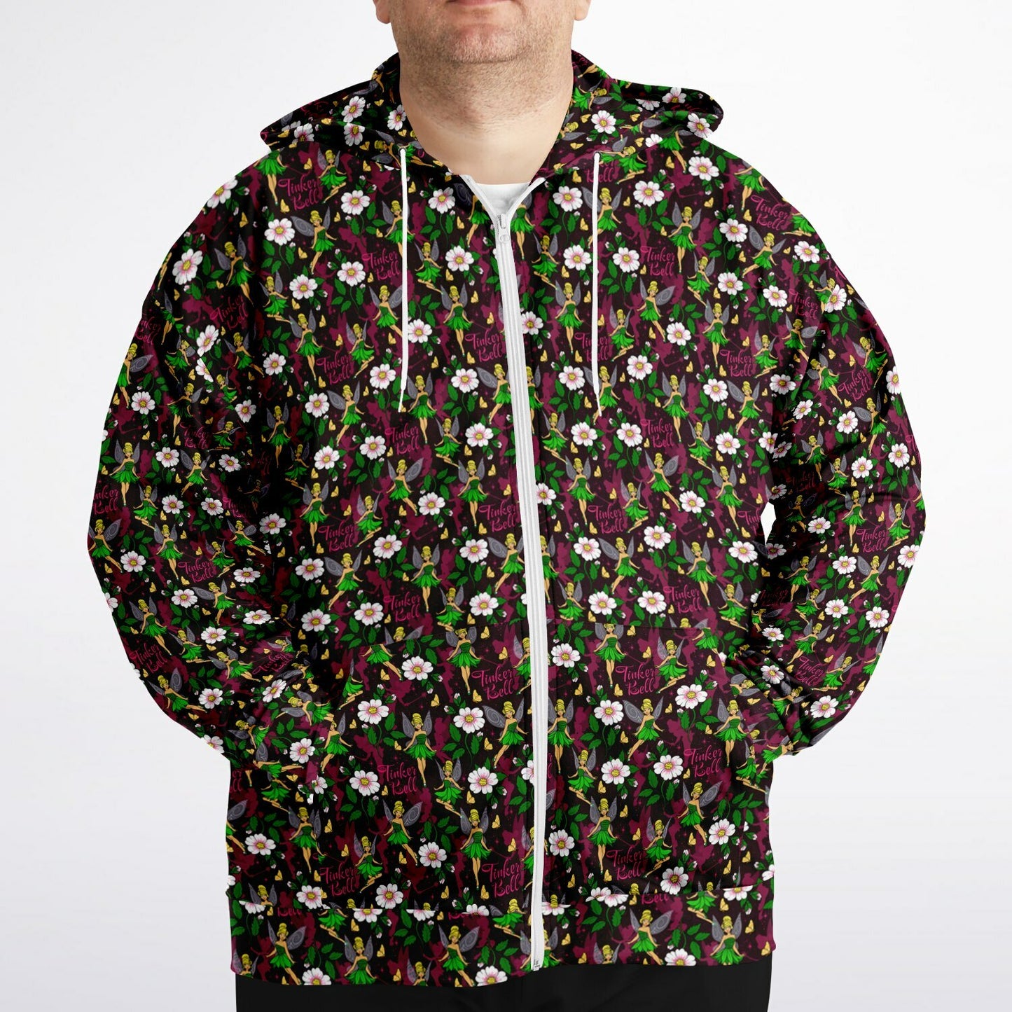 Tinker Bell Plus-size Unisex Zip Hoodie