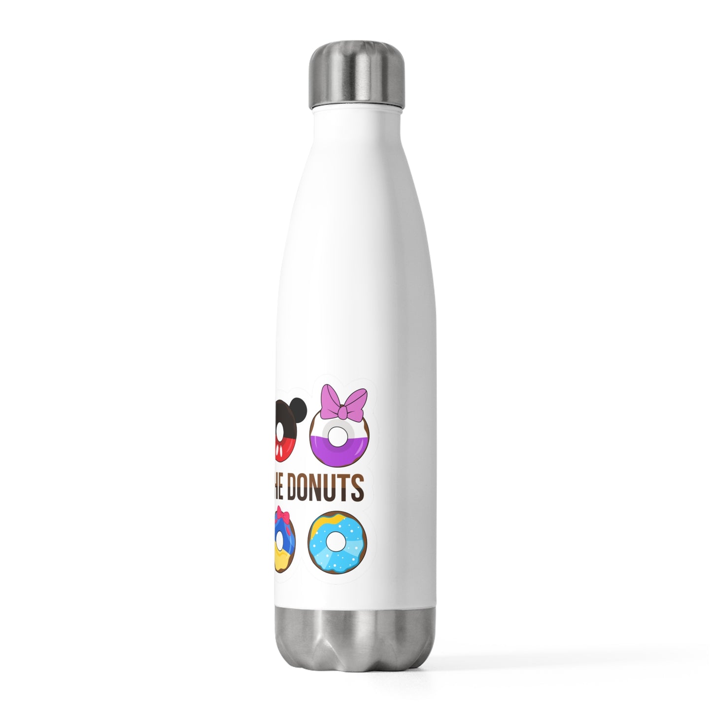 Here For The Donuts 20oz Insulated Bottle