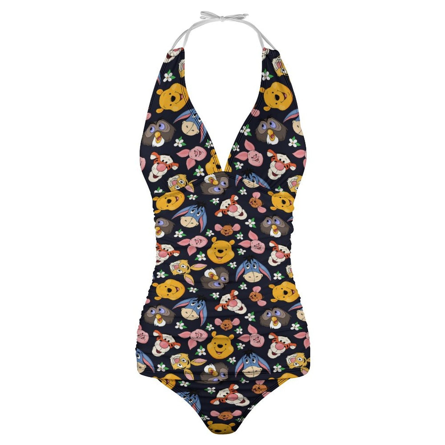 Disney Winnie The Pooh Hundred Acre Wood Friends Women's Split Swimsuit