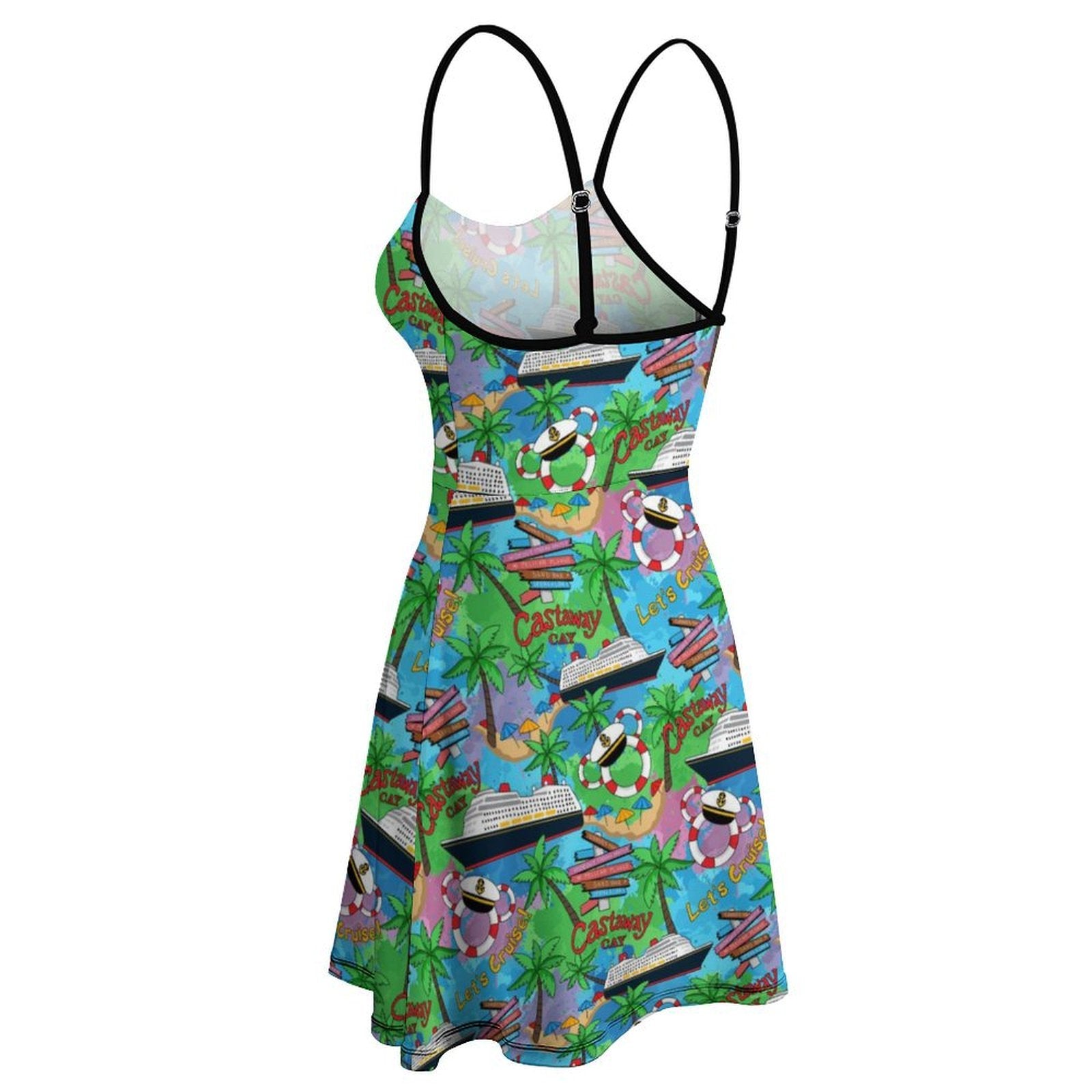 Let's Cruise Women’s Sling Short Dress - Ambrie