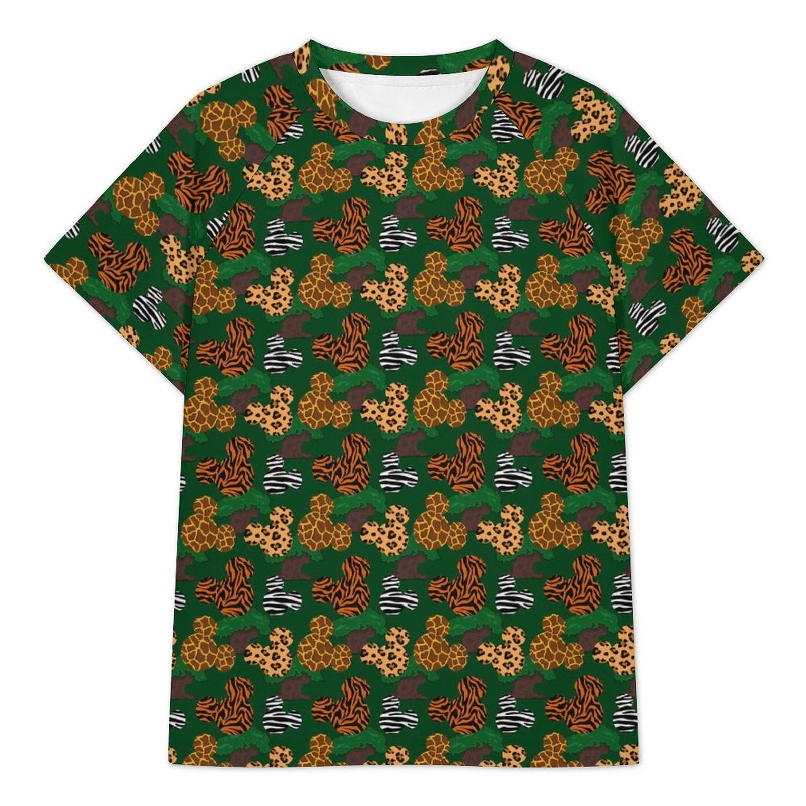 Women's All Over Print Raglan T-Shirt - Ambrie