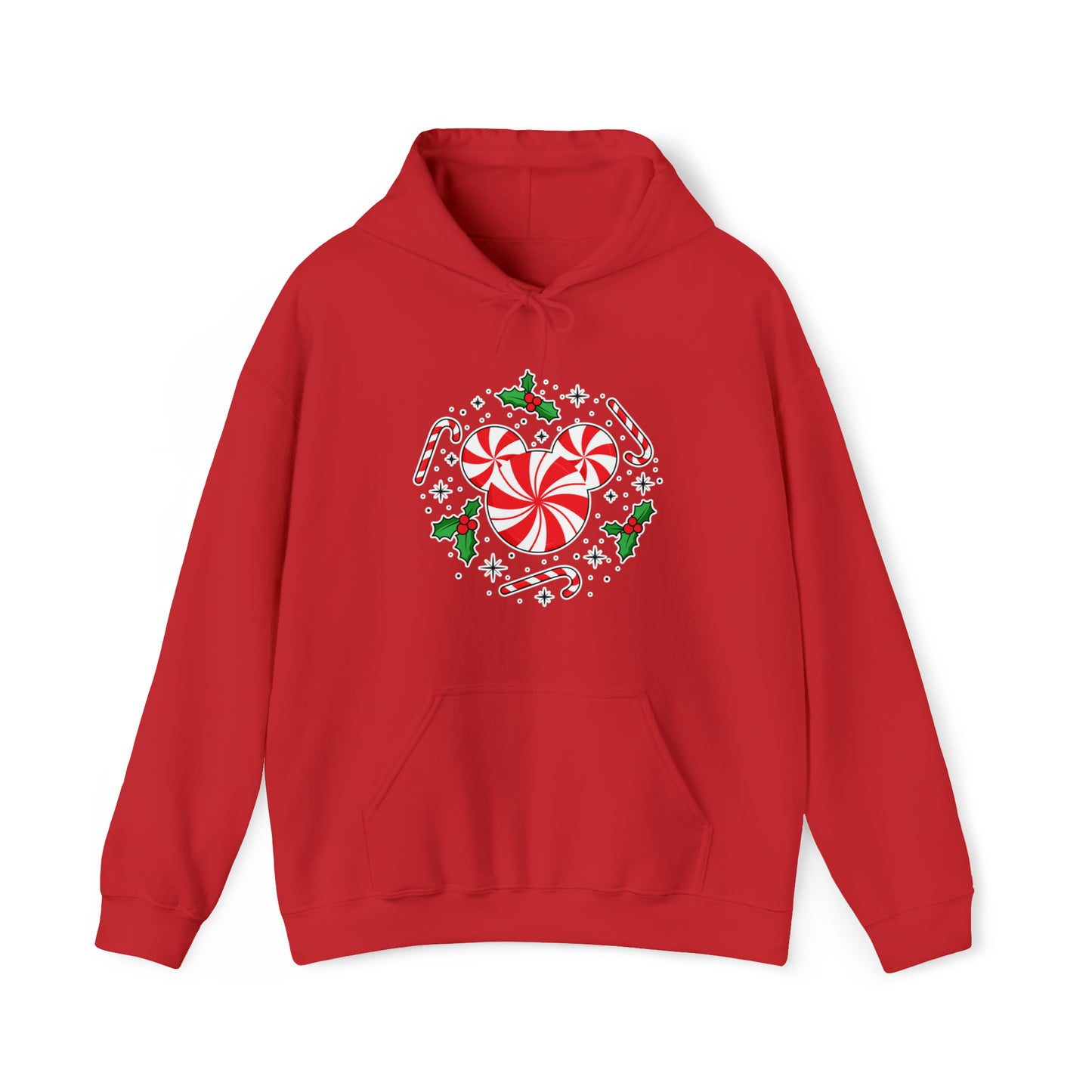 Peppermint Candy Unisex Hooded Sweatshirt