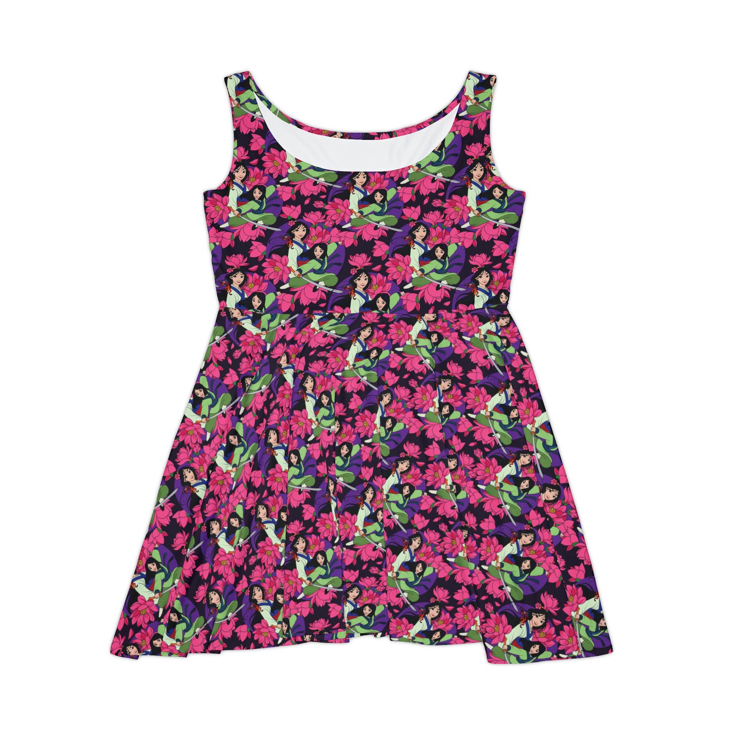 Disney Mulan Blooming Flowers Women's Skater Dress