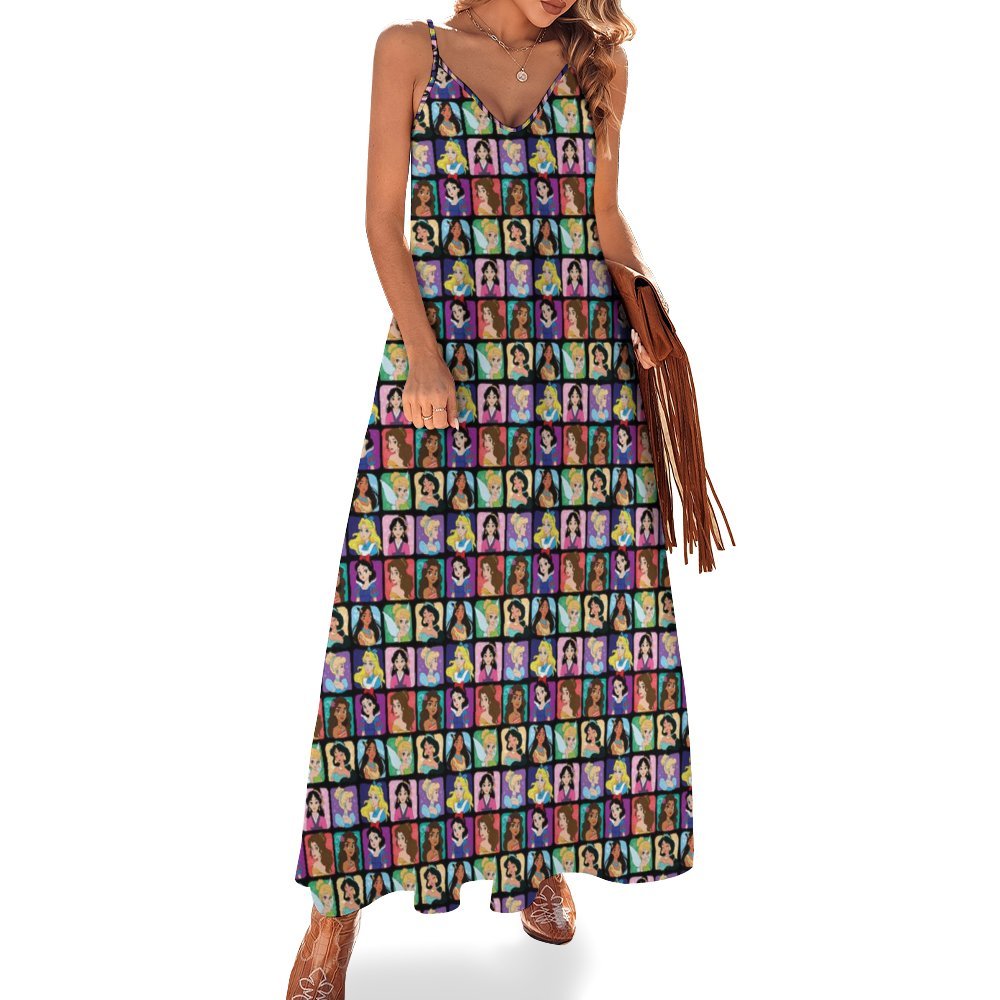 Princess Portraits Women's Summer Slip Long Dress