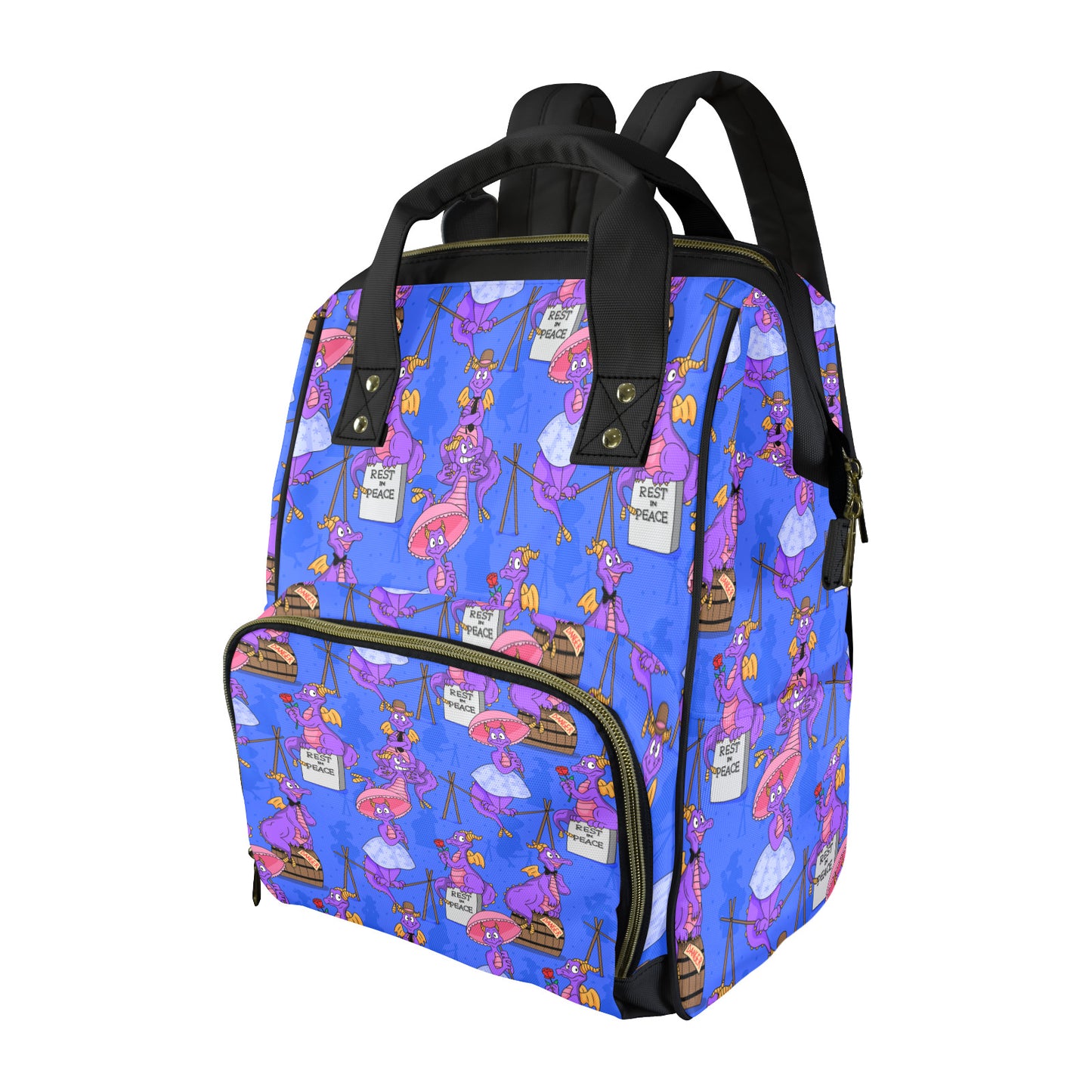 Haunted Mansion Figment Multi-Function Diaper Bag