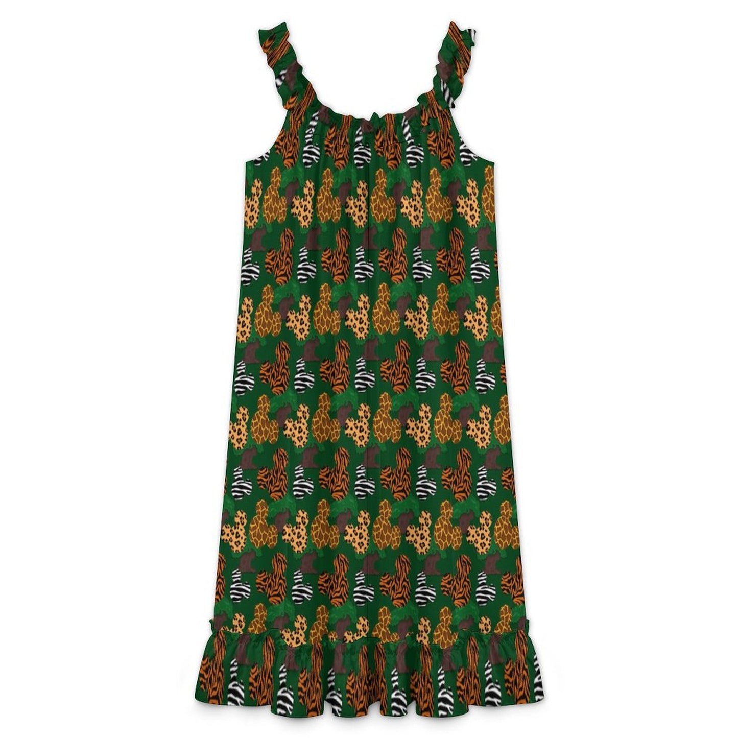 Women's Ruffled Strap Dress - Ambrie