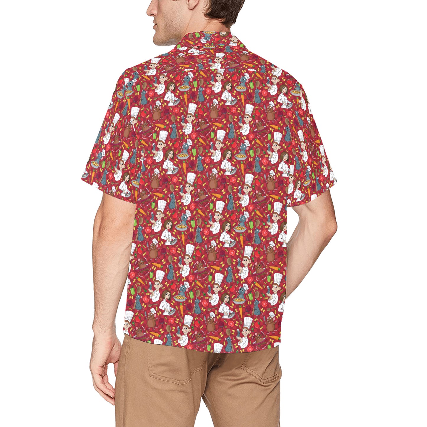 Ratatouille Hawaiian Shirt With Chest Pocket