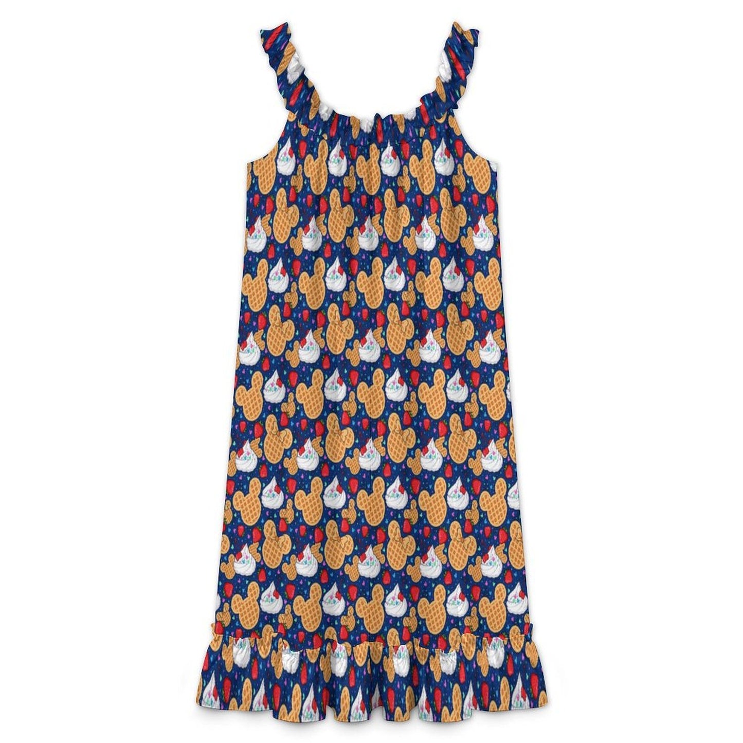 Women's Ruffled Strap Dress - Ambrie