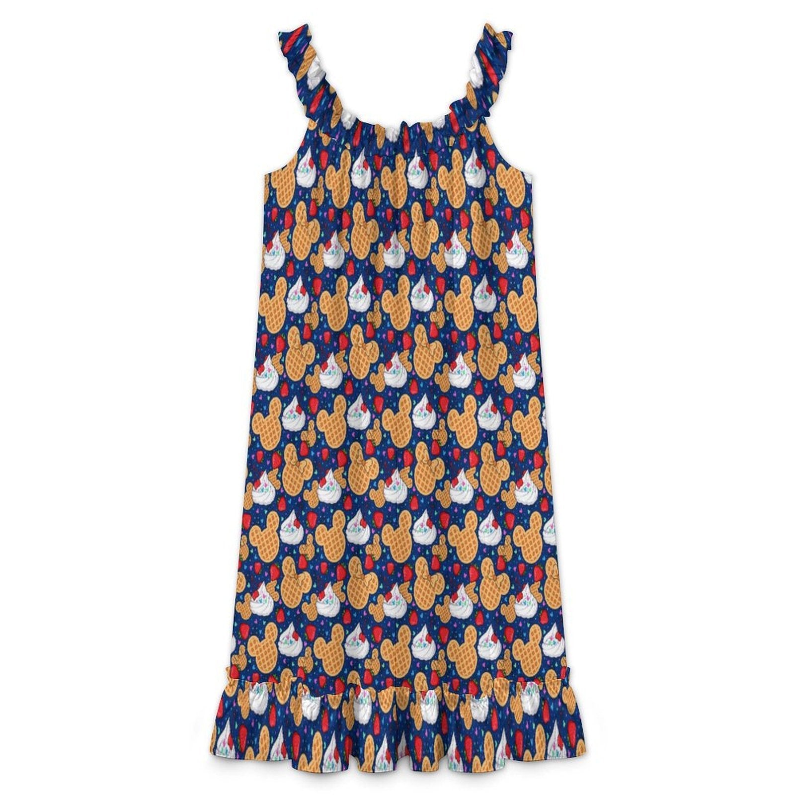 Women's Ruffled Strap Dress - Ambrie