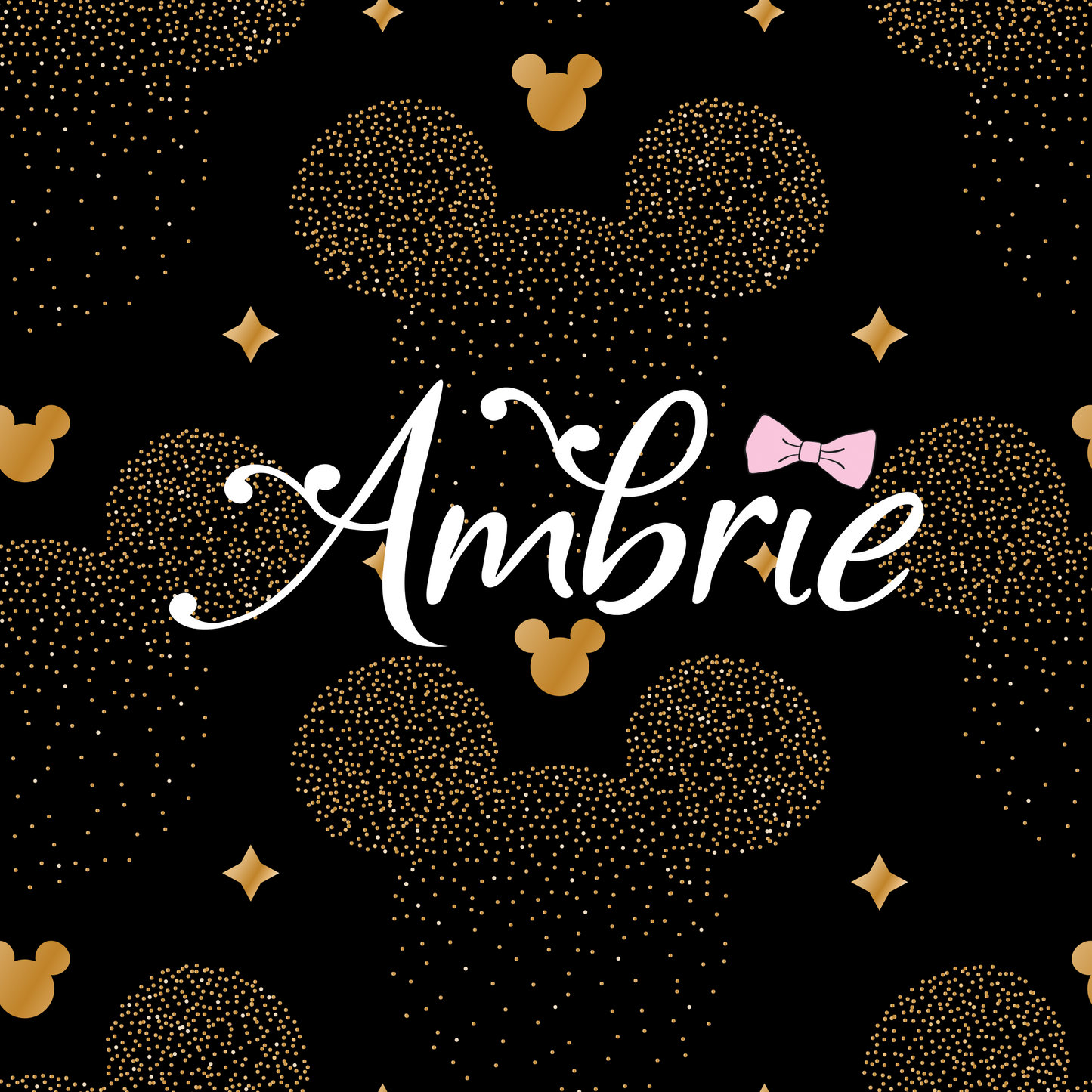 Glittery Mickey Seamless Pattern, Magical Cartoon Seamless pattern, Fabric Sublimation
