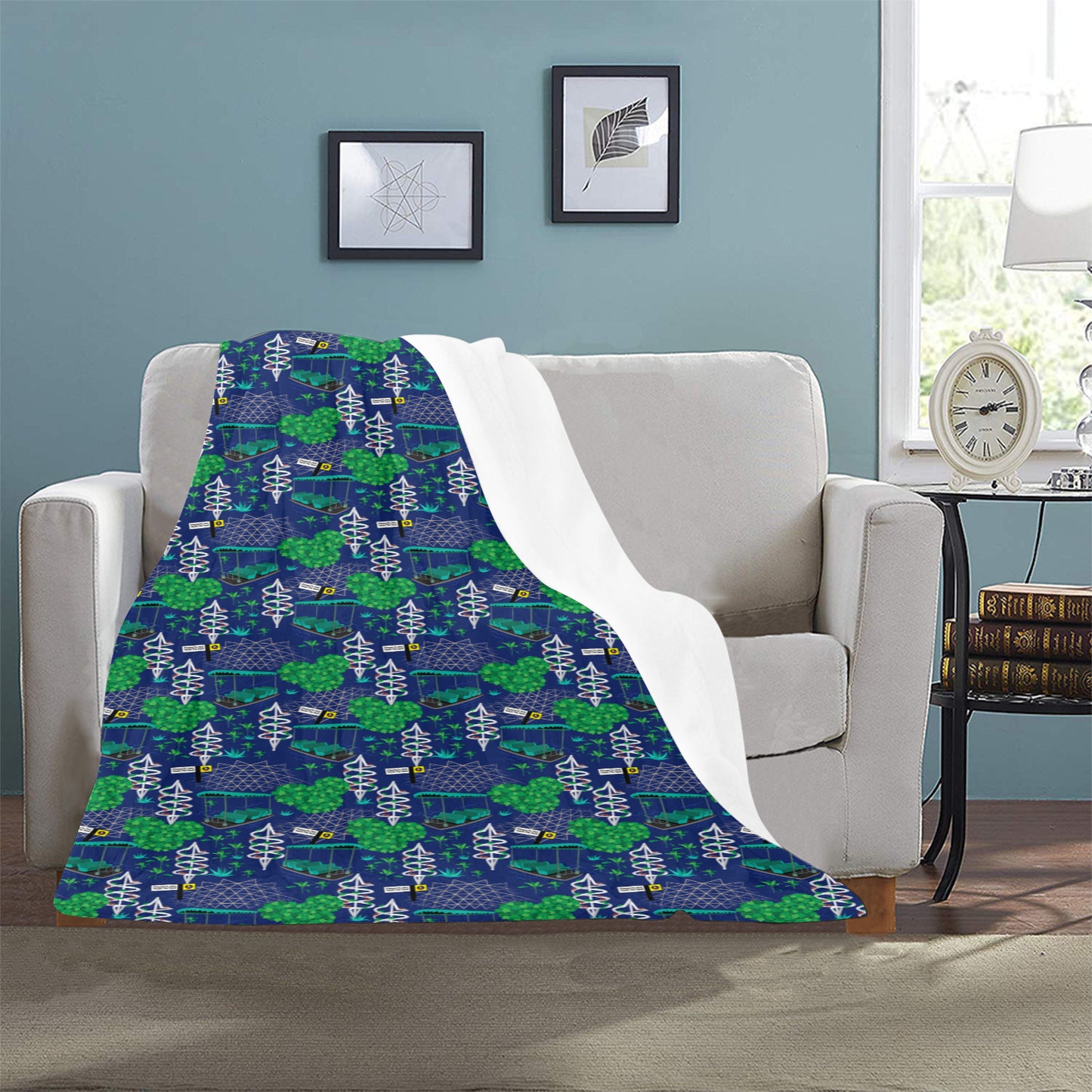 Living With The Land Ultra-Soft Micro Fleece Blanket 32"x48"
