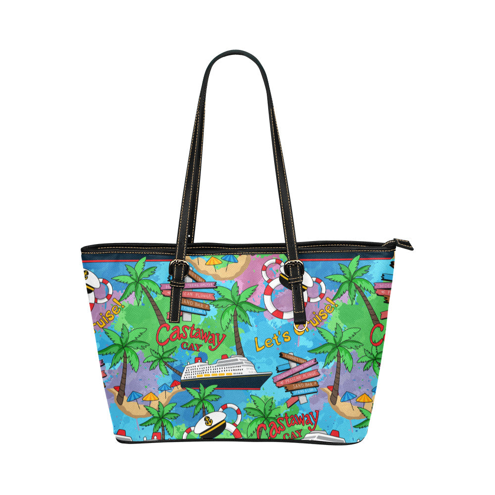 Let's Cruise Leather Tote Bag