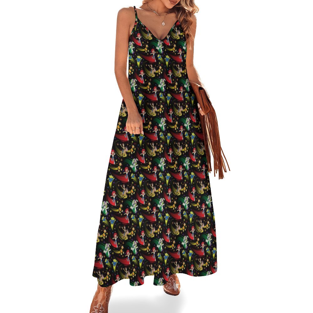 Disney Toy Story Roundup Friends Women's Summer Slip Long Dress