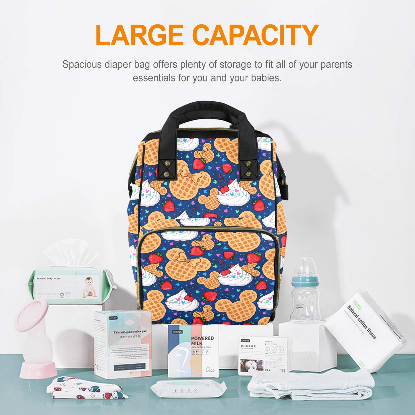 Waffles Multi-Function Diaper Bag