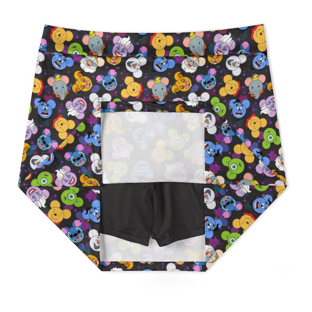 The Magical Gang Athletic A-Line Skirt With Pocket Solid Shorts
