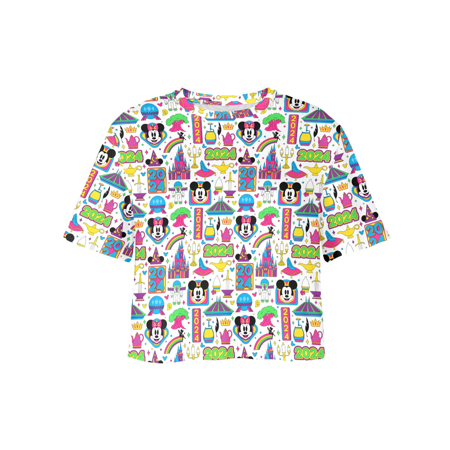 Disney 2024 Women's Cropped T-shirt