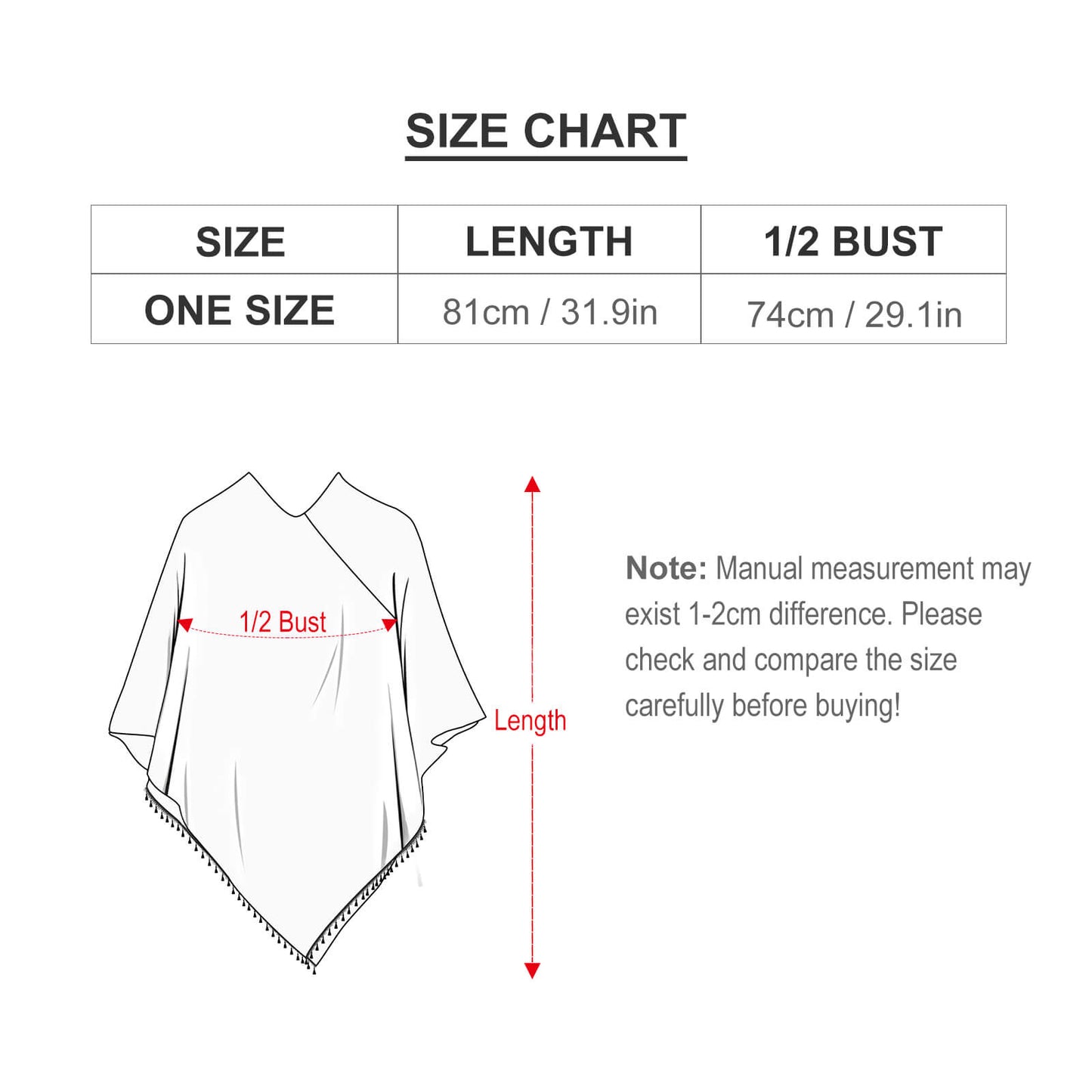 Park Map Tassel Cape