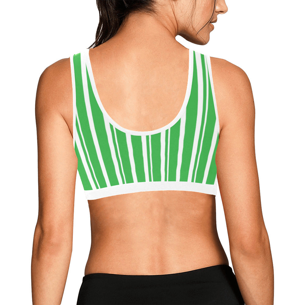 Dapper Dan Green Women's Sports Bra