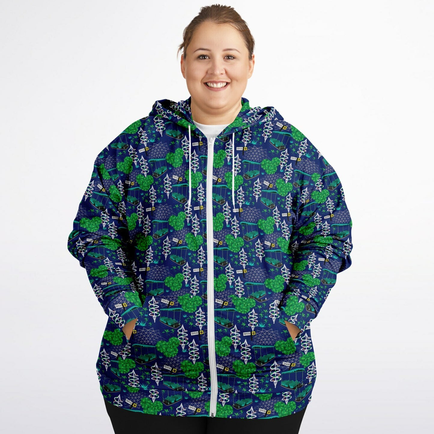 Living With The Land Plus-size Unisex Zip Hoodie