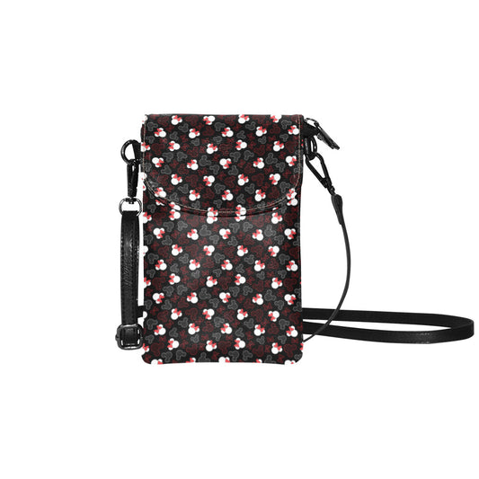 Mickey And Minnie Dots Small Cell Phone Purse