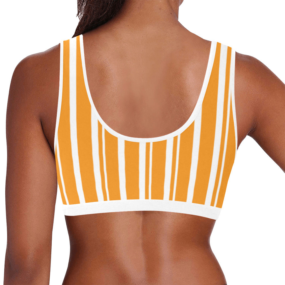 Dapper Dan Yellow Women's Sports Bra