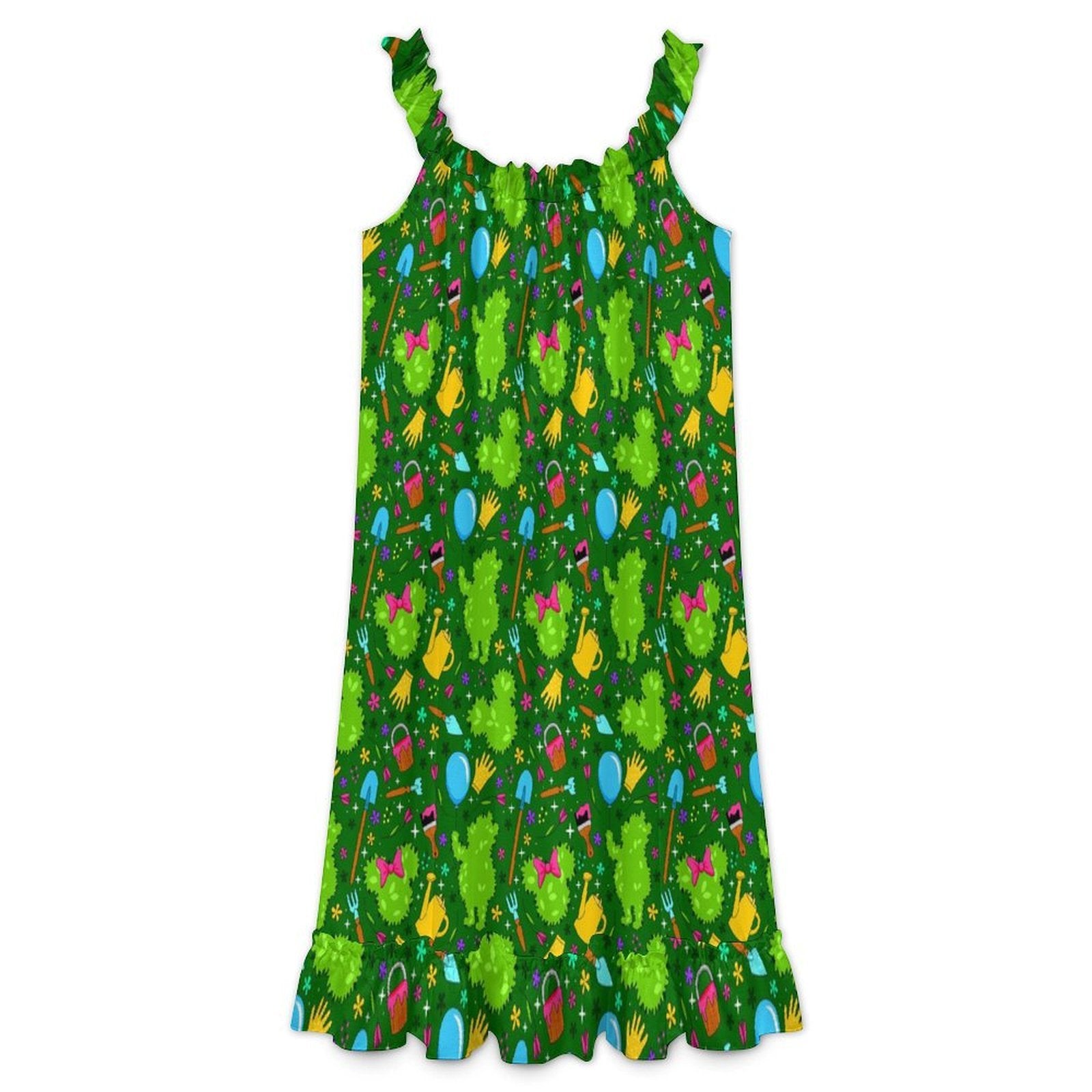 Women's Ruffled Strap Dress - Ambrie