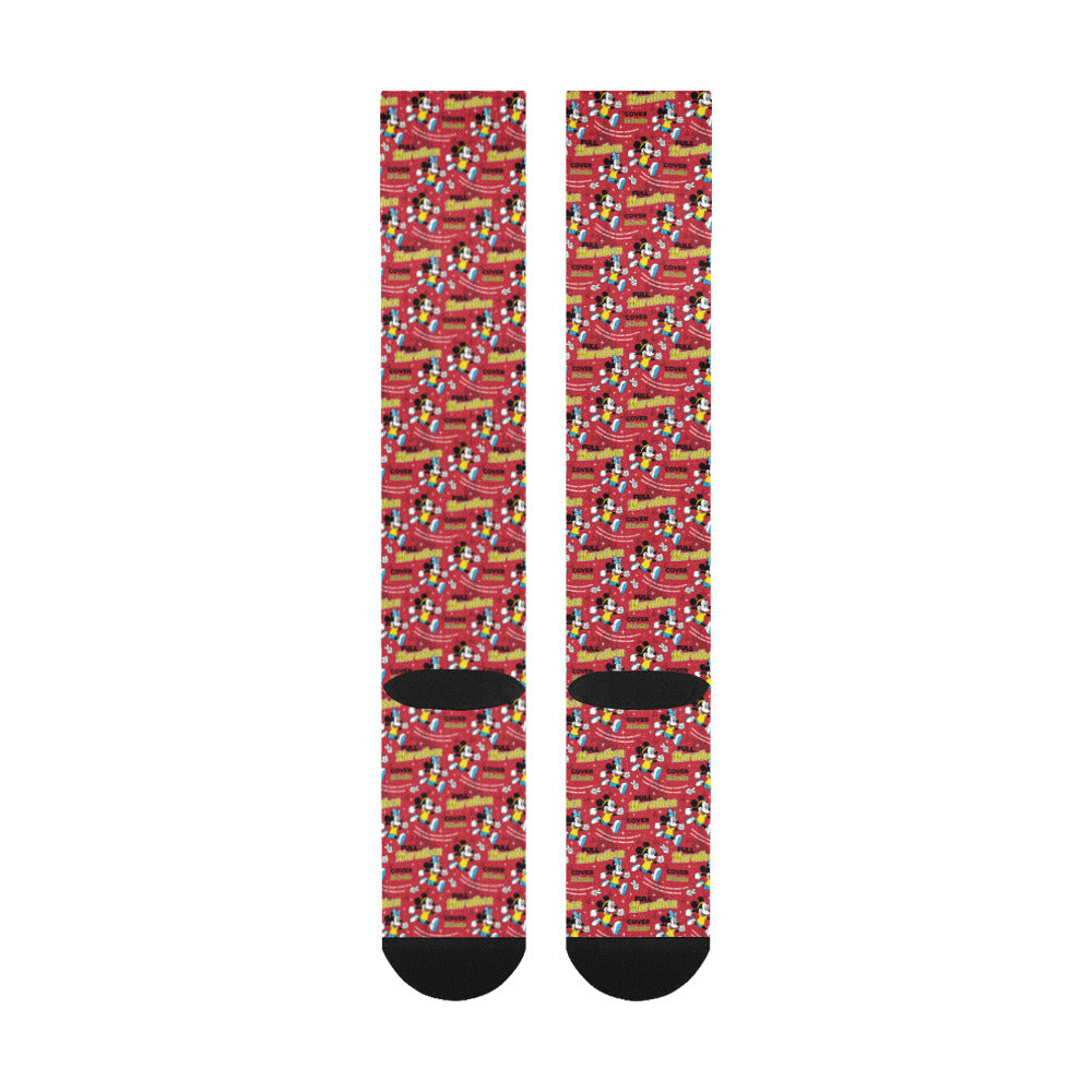 Mickey And Minnie Marathon Over-The-Calf Socks