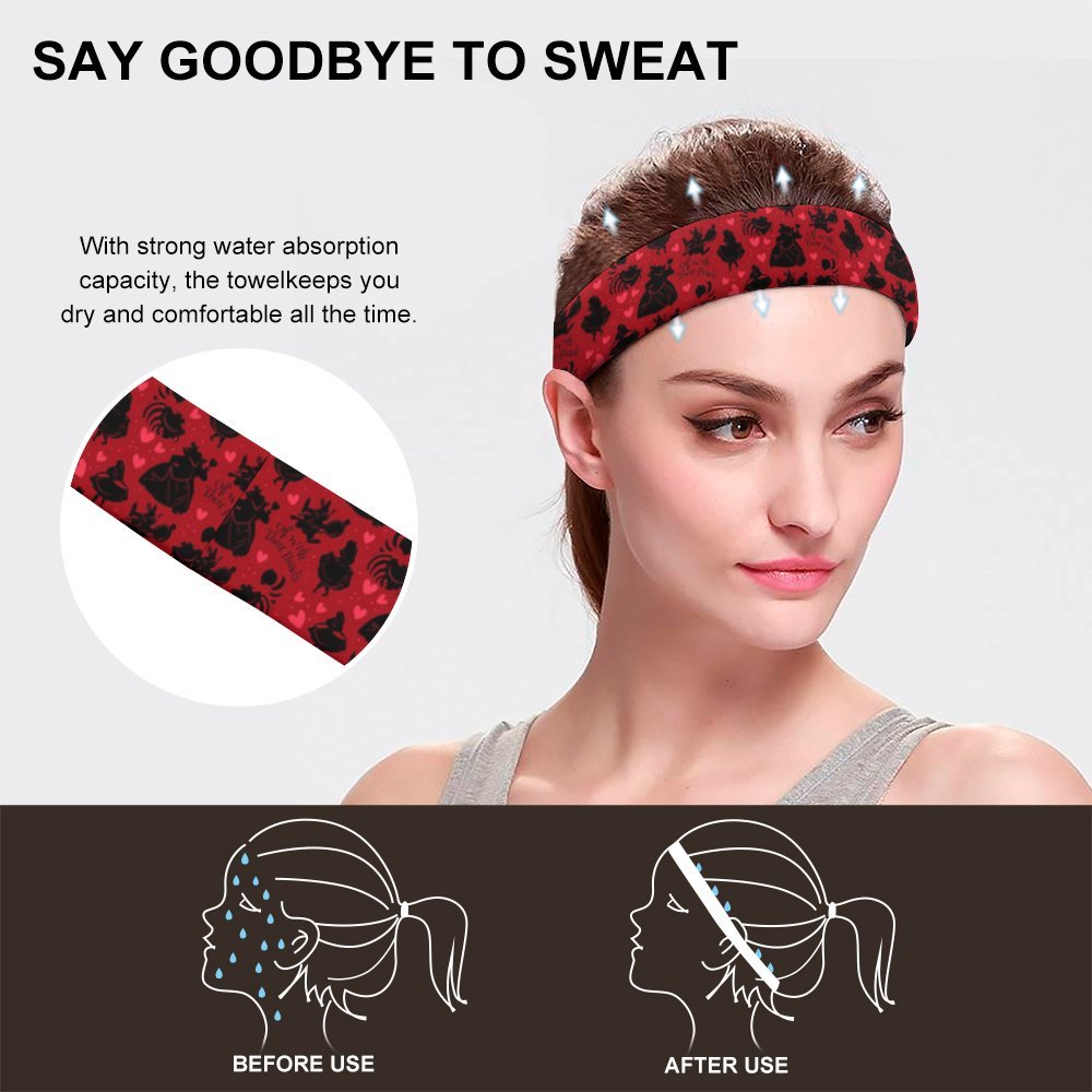 Off With Their Heads Sports Sweat Headband