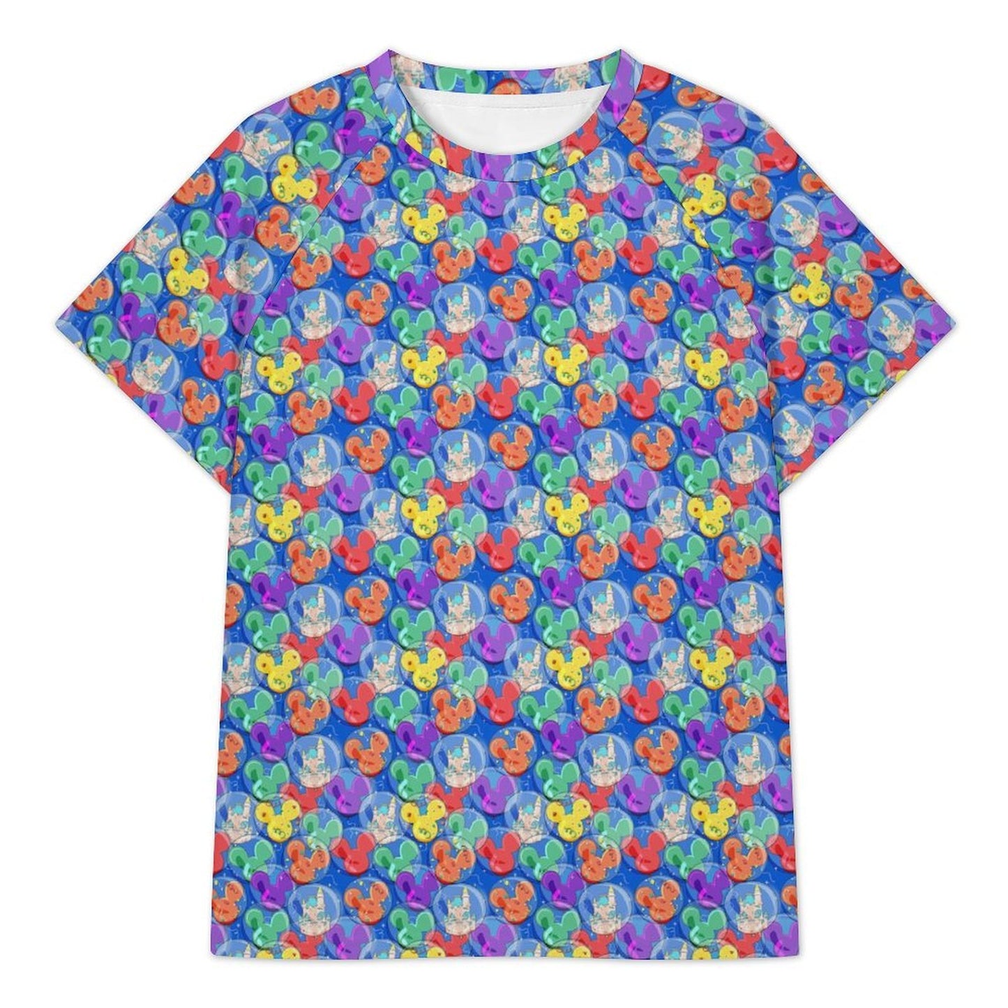 Women's All Over Print Raglan T-Shirt - Ambrie