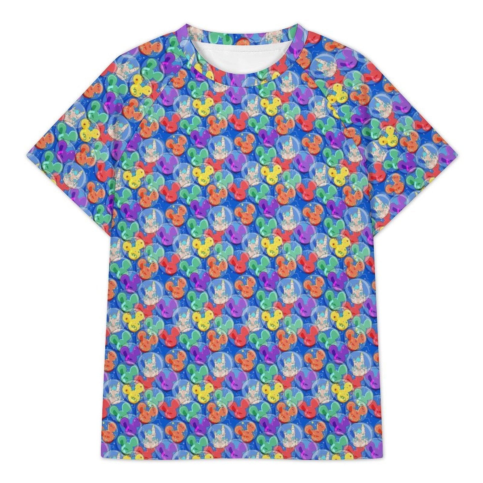 Women's All Over Print Raglan T-Shirt - Ambrie