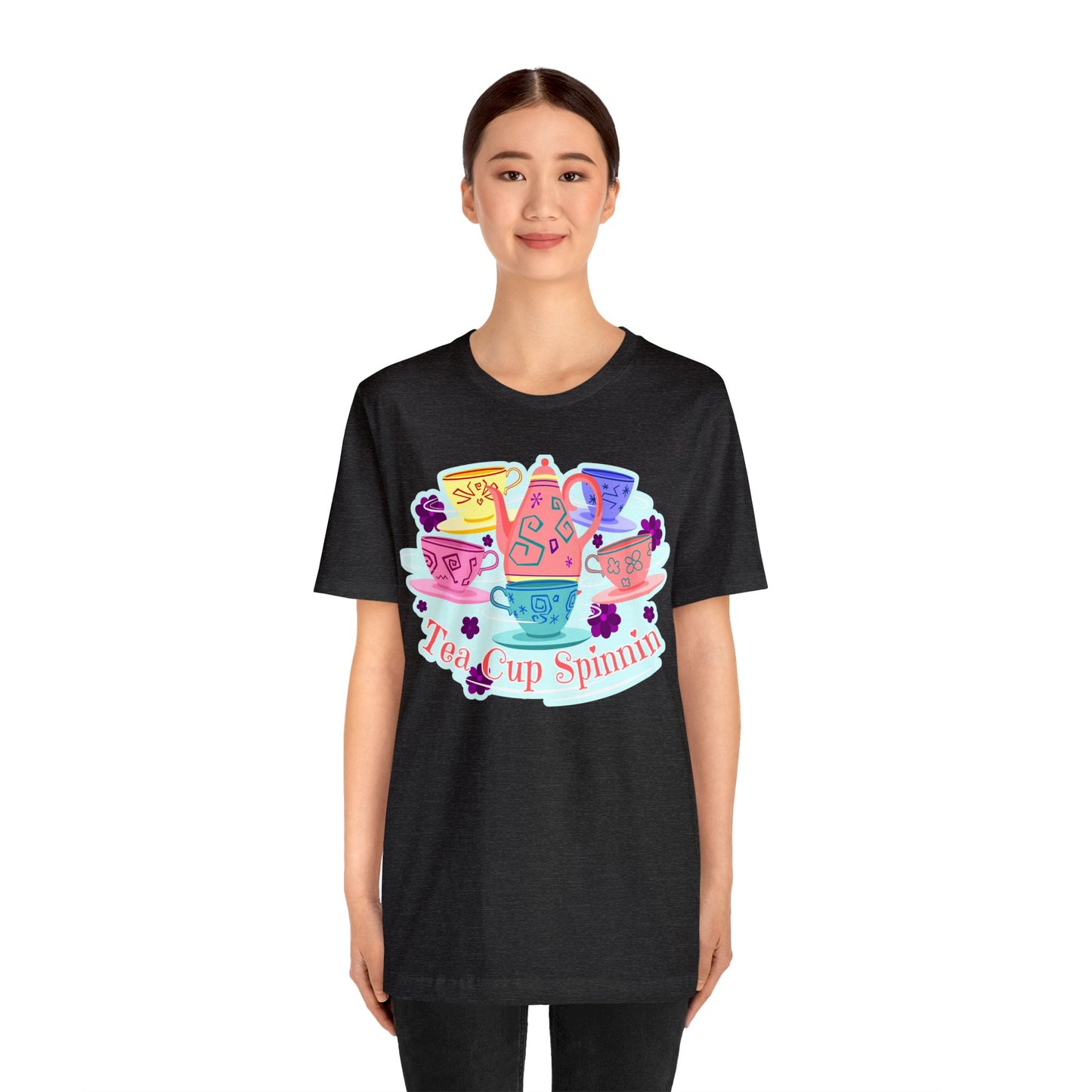 Tea Cup Spinnin Unisex Graphic Tee