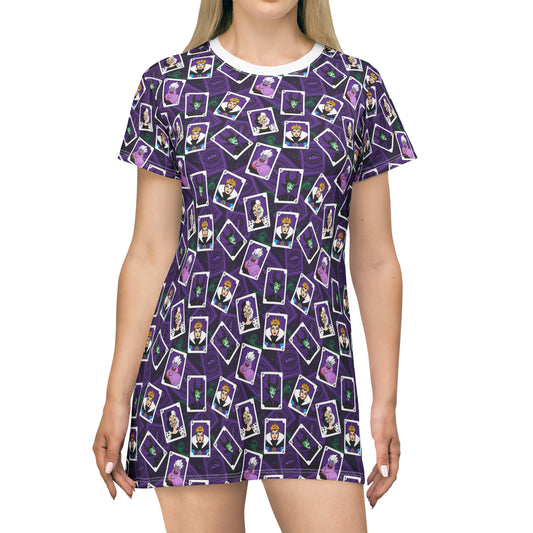 Villains Cards T-Shirt Dress