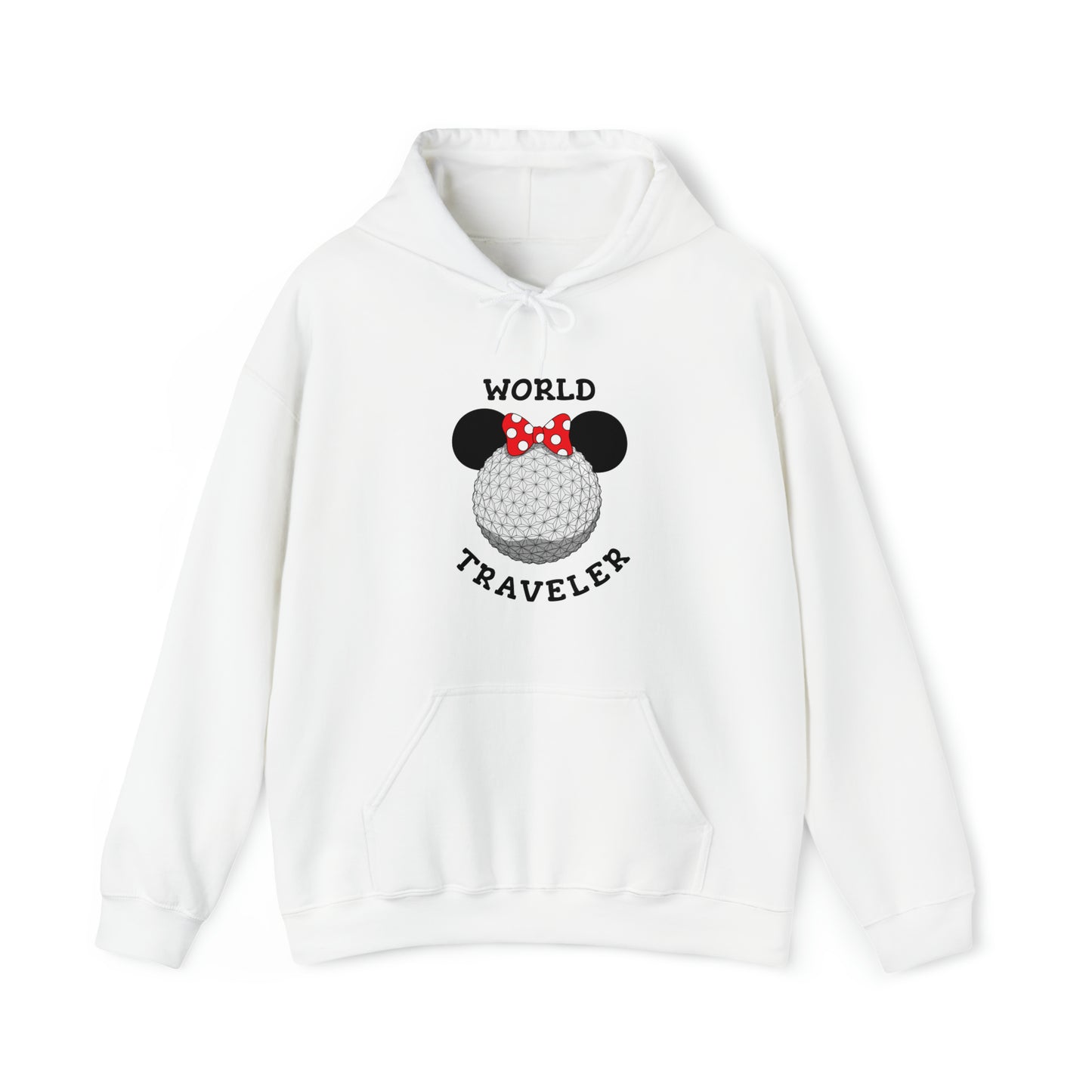 World Traveler Bow Unisex Hooded Sweatshirt