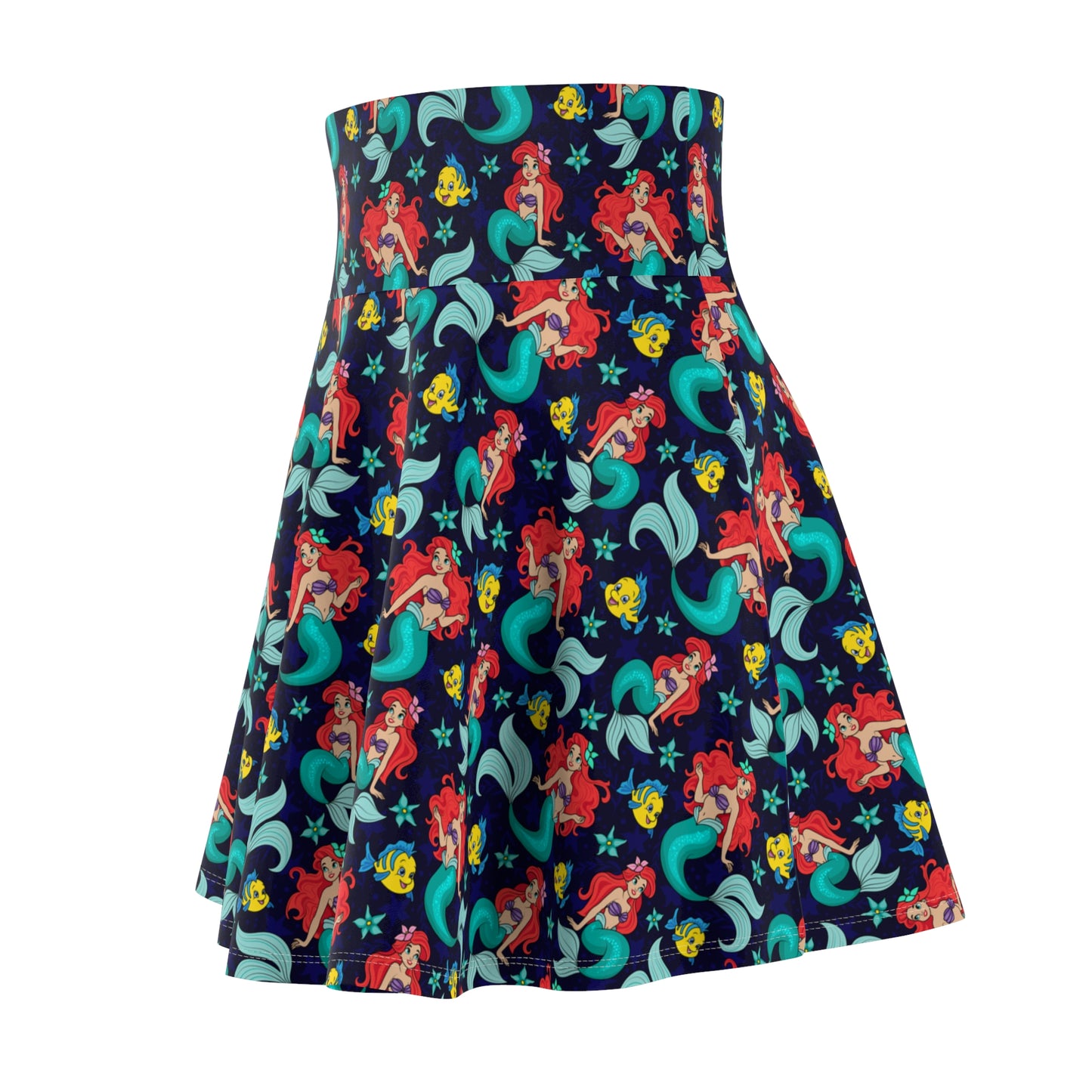 Disney Little Mermaid I Want To Be Where The People Are Women's Skater Skirt