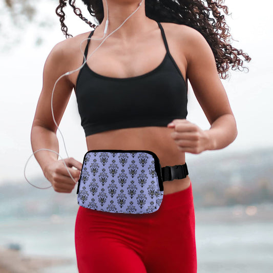 Haunted Mansion Wallpaper Belt Bag