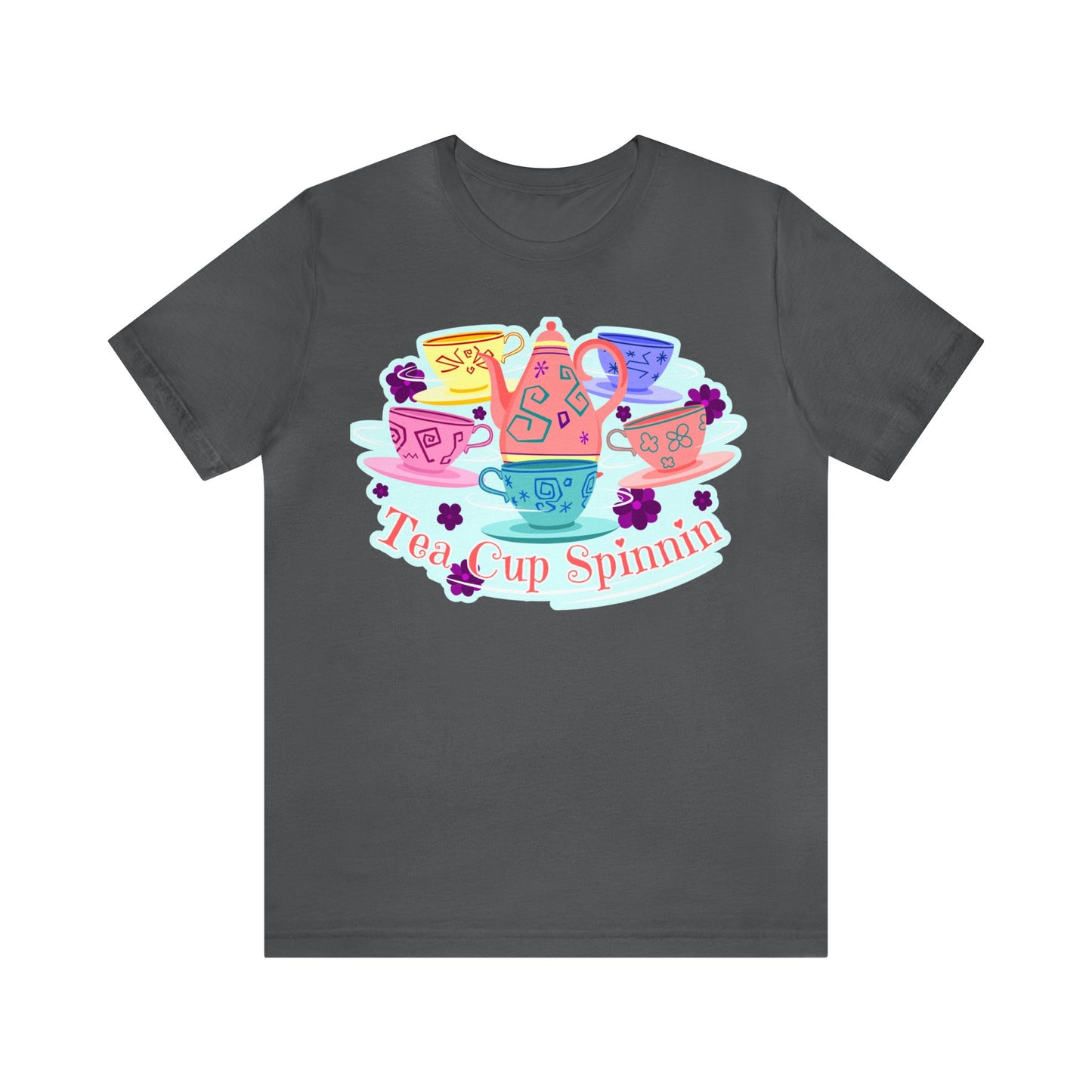 Tea Cup Spinnin Unisex Graphic Tee