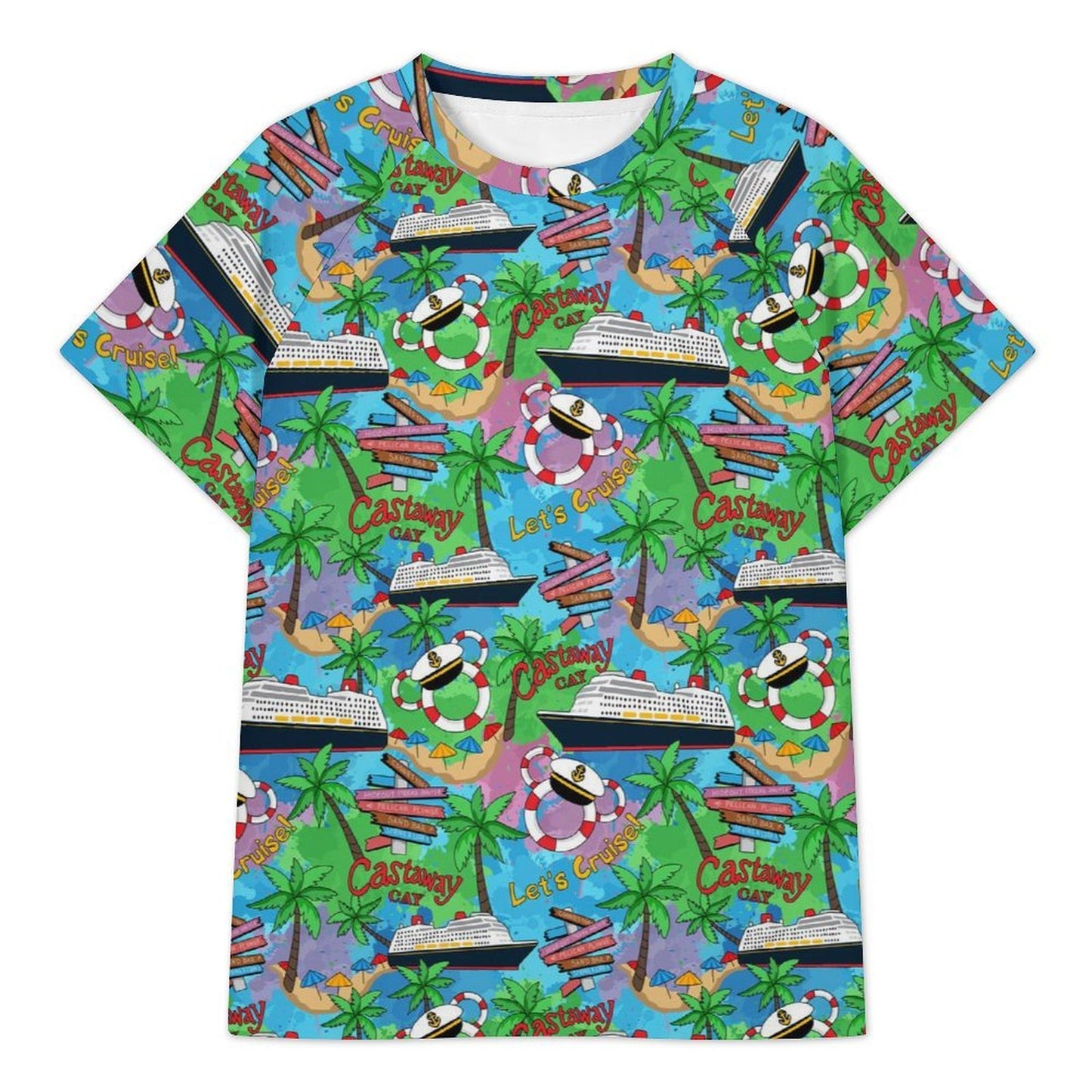 Women's All Over Print Raglan T-Shirt - Ambrie