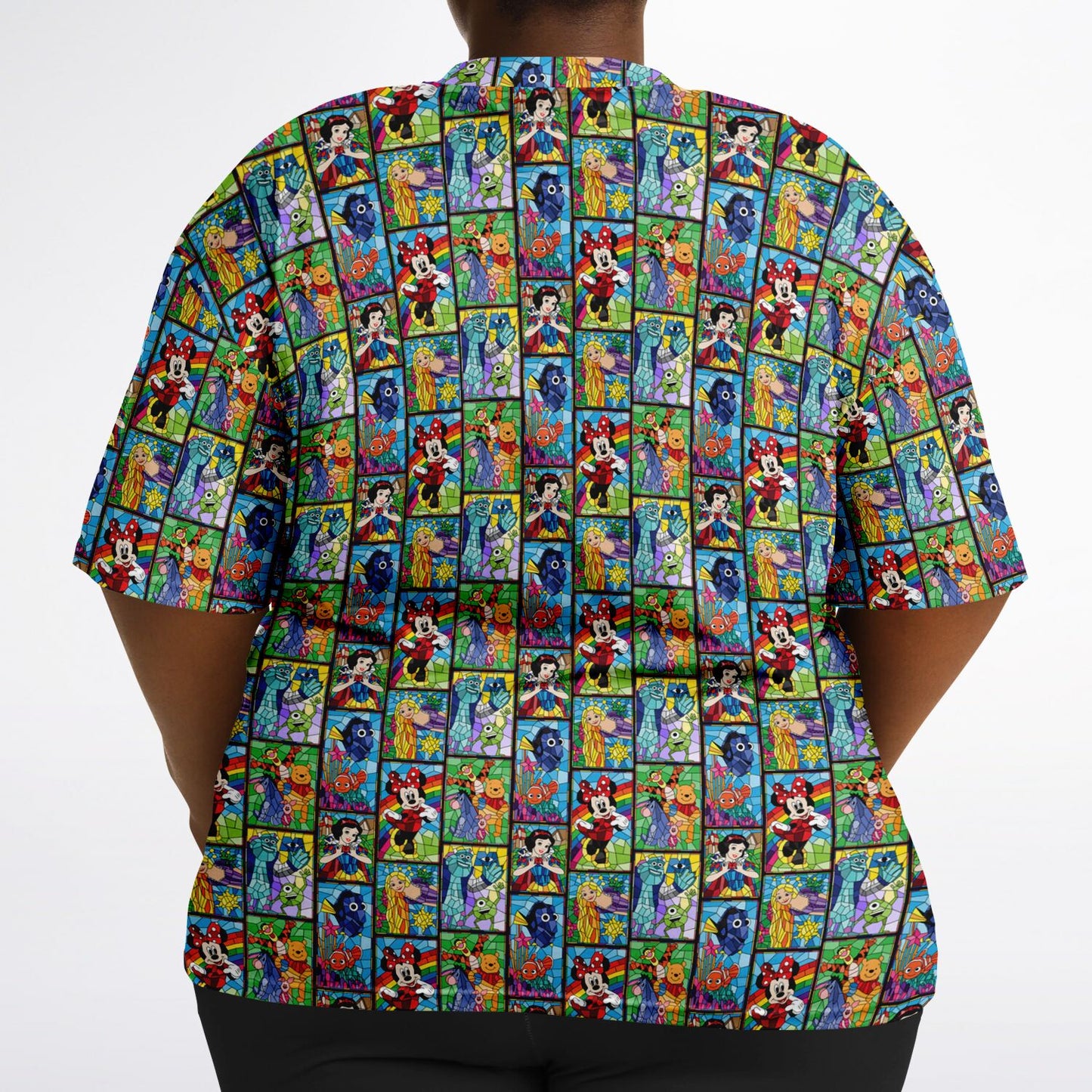 Stained Glass Characters Unisex Plus-size T-Shirt