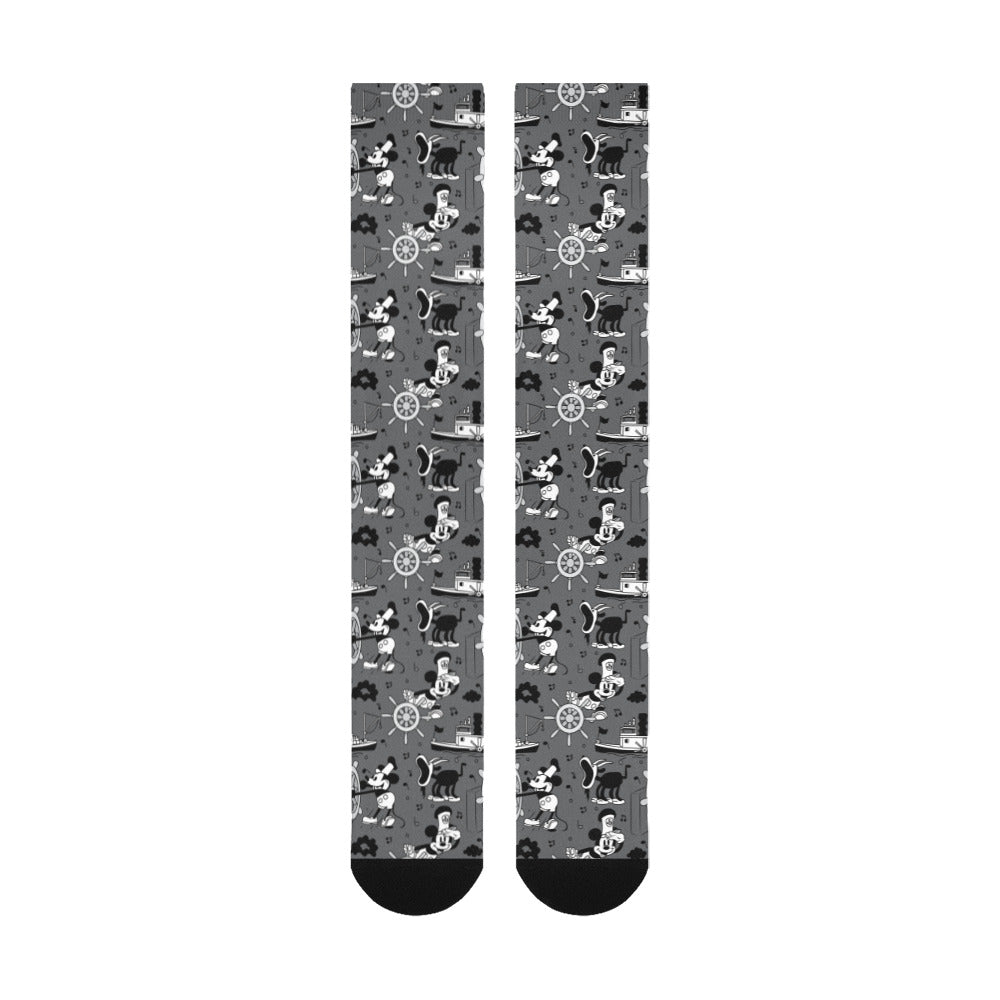 Steamboat Mickey Over-The-Calf Socks