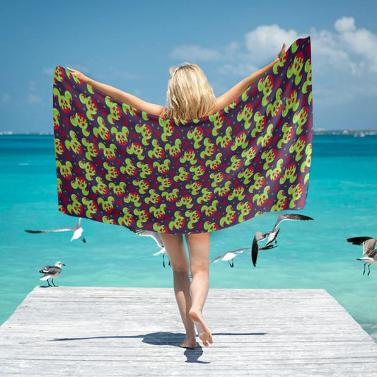 Magical Evil Apple Beach Towel