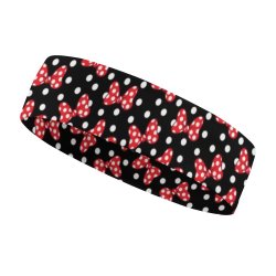 Polka Dot With Bows Sports Sweat Headband