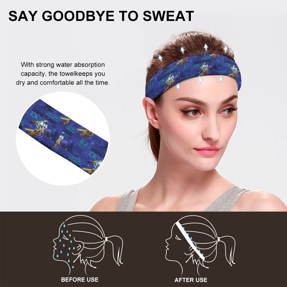 Disneyland 10K Sports Sweat Headband