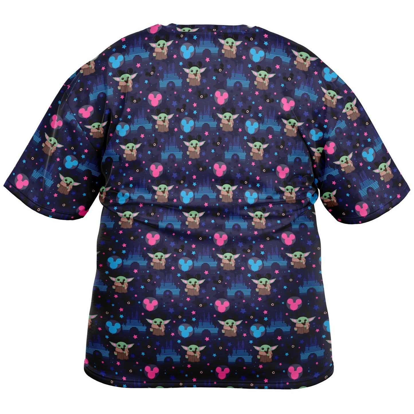 Baby Yoda Castles Unisex Plus-size T-Shirt