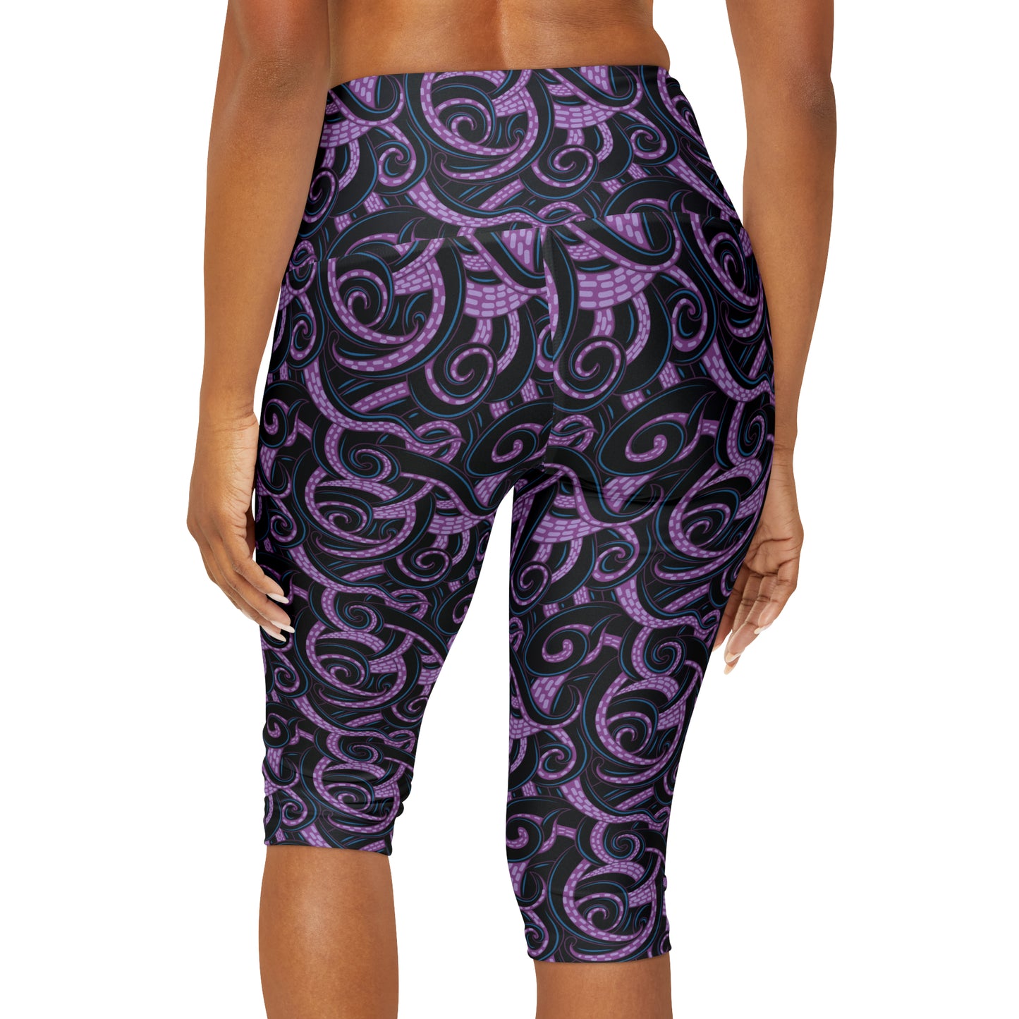 Ursula Tentacles Athletic Capri Leggings